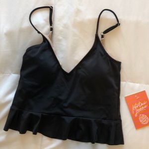 Brand new black Kortni Jeane Swim Top